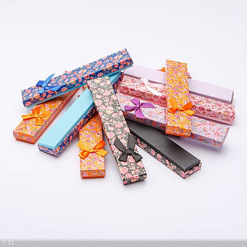 Безкоштовна доставка у подарунок! Коробочка подарункова для прикрас 21/4 / 2см 12 шт. \ Уп .. асорті 7-21