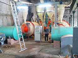 Производство топливной пеллеты со ствола дерева. Линия гранулирования на базе ОГМ-1,5 (2011 г.)
