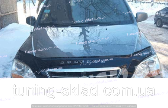 Дефлектор на капот Kia Sorento 1 (2002-2009) (КИА Соренто), цена 757 ...