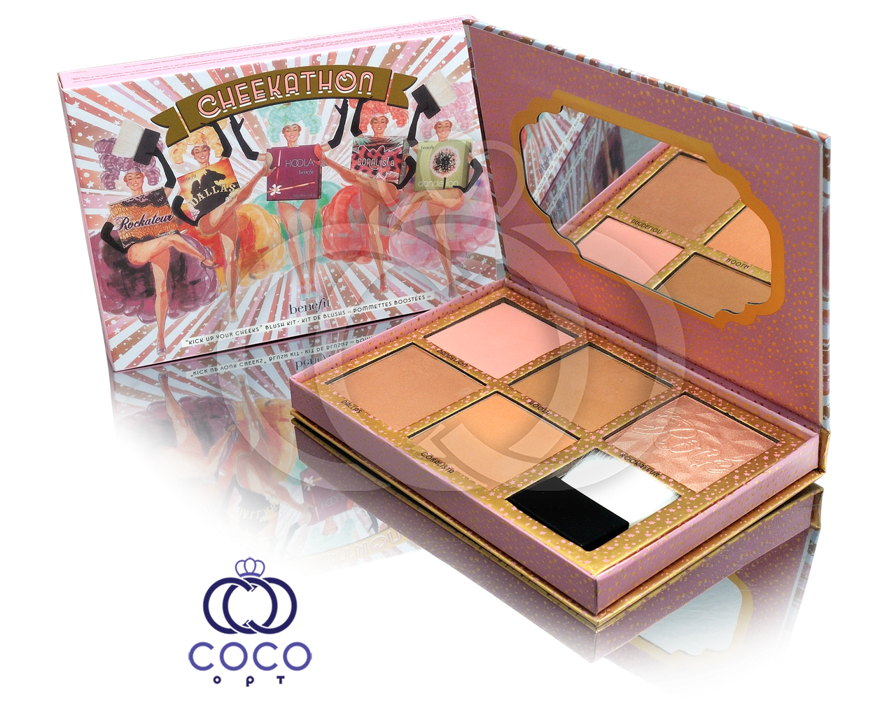 Палітра для контурингу обличчя Benefit Cheekathon
