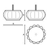 Для м'яких меблів ніжки та опори дерев'яні/ Код Н201, фото 3