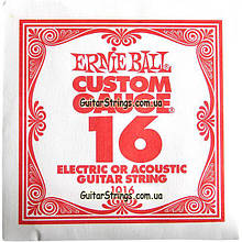 Струна Ernie Ball 1016 Plain Steel .016 (акустика\електро)
