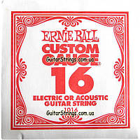 Струна Ernie Ball 1016 Plain Steel.016 (акустика/електро)