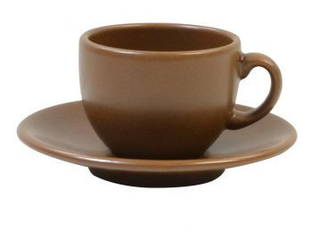 Чашка кавова з блюдцем Табако 95 мл KERAMIA, 24-237-048
