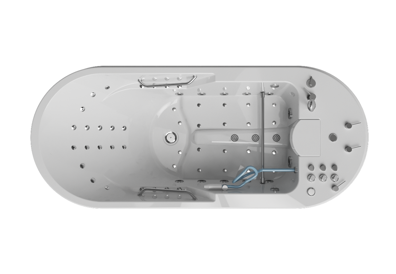 Ванна с подводным ручным душ-массажем Evolution - фото 1 - id-p773572197