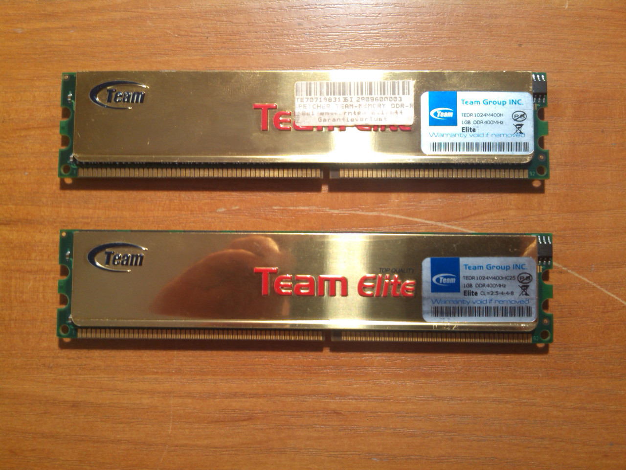 Пара Team DDR 2GB 400MHz PC-3200 під Intel та AMD Гарантія!