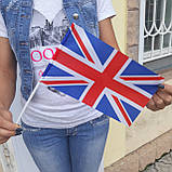 Прапор Великобританії 23х13, 5 см на палочці, фото 3