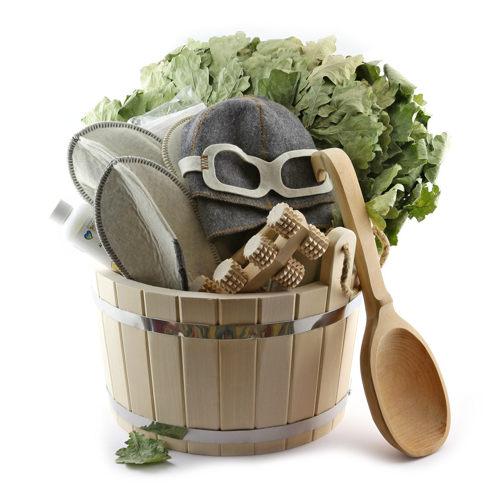 Набір для лазні у великій коробці №2 Льотчик