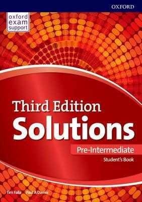 Solutions 3rd Pre-intemediate: Students Book