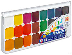 Фарби акварельні ЛУЧ «Класика», 24 кольори