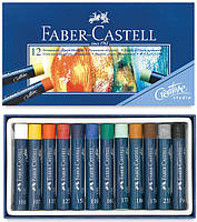 Пастелі олійні Faber Castell 12 кольорів "Goldfaber"