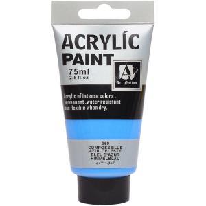 Акрилова фарба "ACRYLIC" 75 МЛ колір «COMPOSE BLUE»