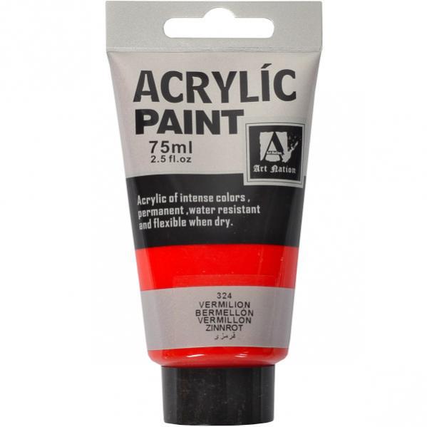 Акрилова фарба "ACRYLIC" 75 МЛ колір «VERMILION»