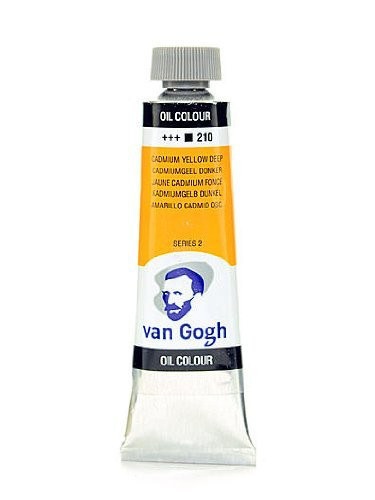 Фарба олійна Van Gogh, колір 210 Кадмій жовтий темний, 40мл.