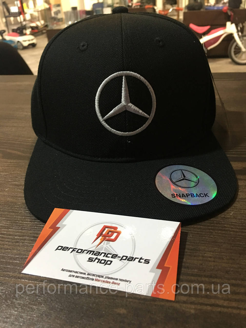 Кепка Mercedes-Benz Collection Flatbrim B66953170 Чоловіча. Оригінал. Чорного кольору, фото 1