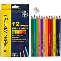 Олівці кольорові "Superb Writer" Jumbo (12 шт)