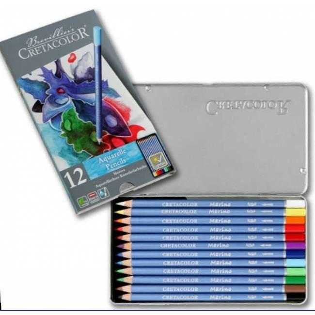 Набір акварельних олівців MARINO 12 шт, Cretacolor
