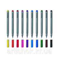 Ручка капиллярная Faber-Castell Grip Finepen 0,4 мм синяя