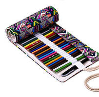 Пенал-органайзер із бавовни для олівців на 36 предметів