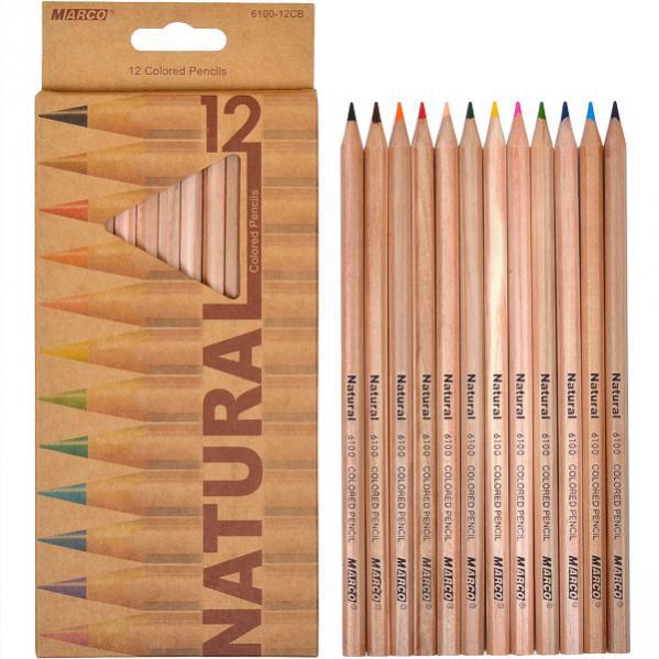 Олівці кольорові "Natural" 12 кольорів