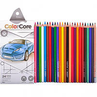 Олівці кольорові Marco "ColorCore" 24 кольори