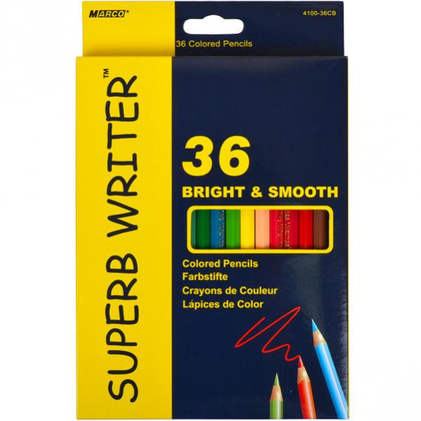 Олівці кольорові Marco "Superb Writer" 36 шт)