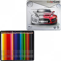 Олівці кольорові Marco "ColorCore" 24 кольори