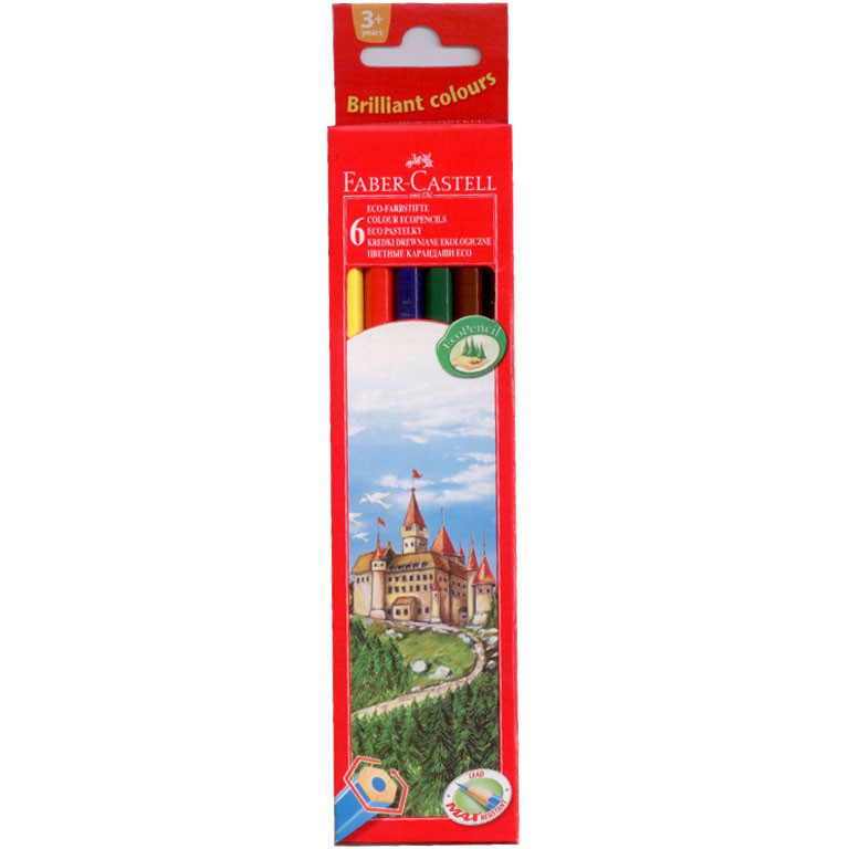 Олівці кольорові Faber Castell Замок 6 кол.