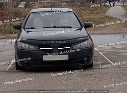 Дефлектор на капот Nissan Almera N16 (2000-2006) (Нісан Алмера)