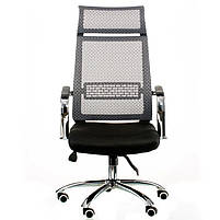 Офісне крісло Amazing black з високою спинкою, механізм Multiblock, фото 3