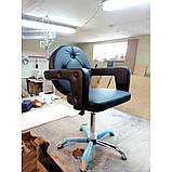 Перукарське Крісло для клієнта салону краси мод.Лотос (Lotos) крісла для перукарських салонів, фото 2