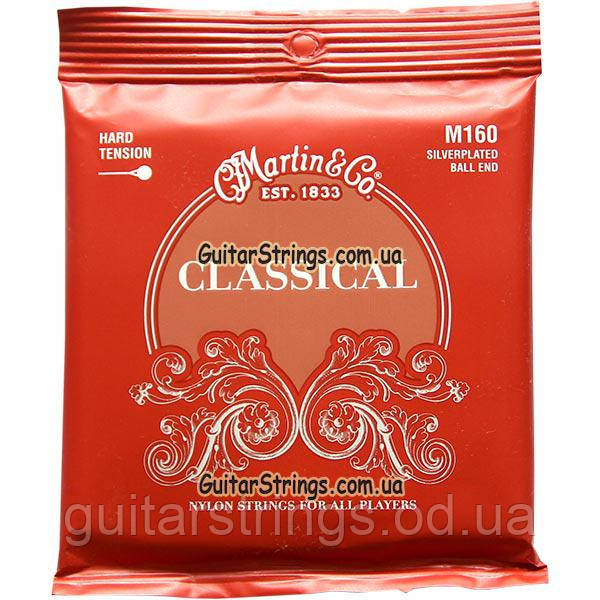 Струни Martin M160 Classic Silverplated Ball End High Tension 28-43