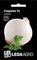 Семена лука Стерлинг F1, 200 шт., репчатого белого, ТМ "ЛедаАгро"