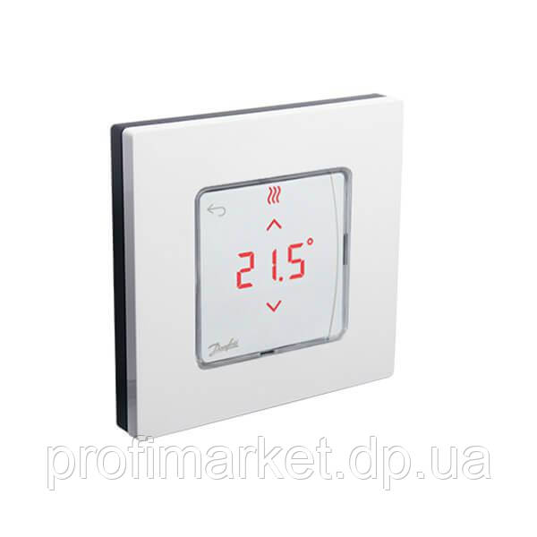 Кімнатний терморегулятор, бездротовий, з дисплеєм, накладний Danfoss IconTM RT