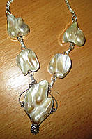 Перловужне кольє "Наяда" з перлами