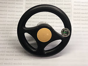 Кермо чорне для дитячого електромобіля джипа Hummer