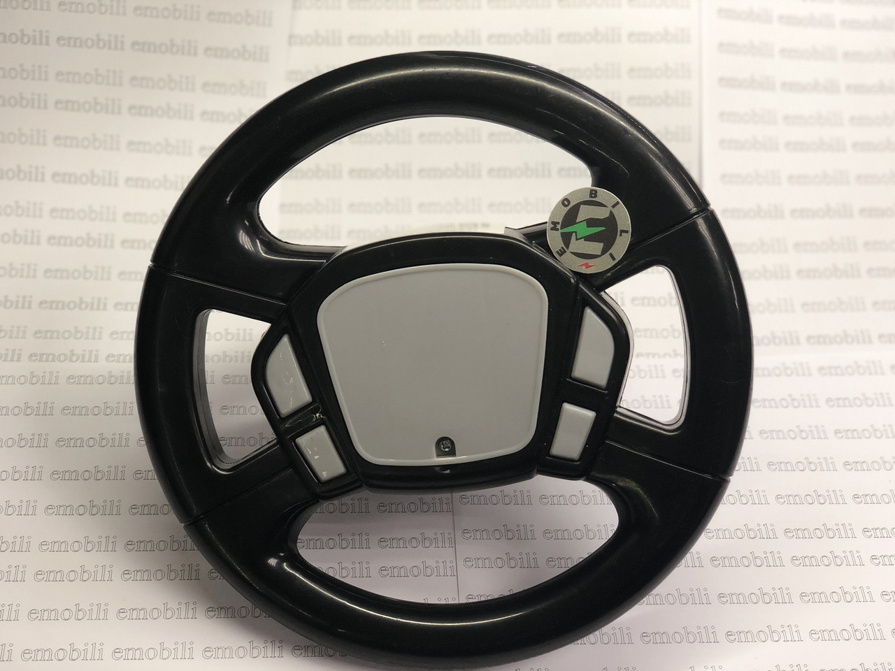 Кермо чорне для дитячого електромобіля джипа BMW Z6, фото 1