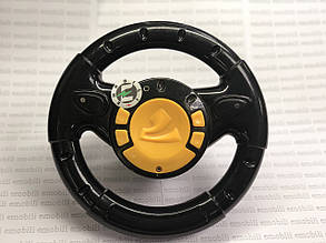 Кермо чорне для дитячого електромобіля джипа PRADO, HUMMER