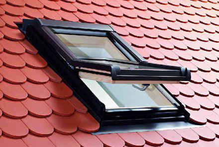 Вікно мансардне пластикове 65х118 см, з блоком WD (Roto Designo R45)., фото 1