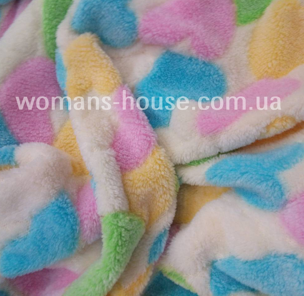 Махра принт Туреччина ширина 220 див. Сердечка PM-0450, фото 1