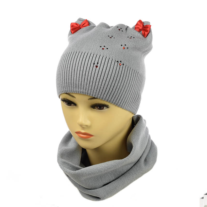 Набір Шапка з вушками та Снуд