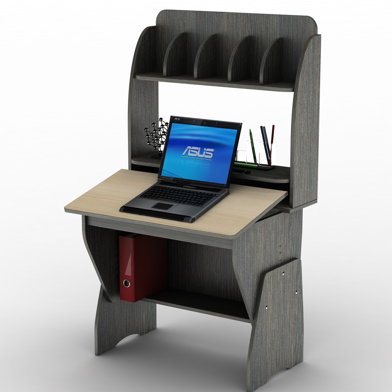 Стіл комп'ютерний 80х68х(136/150) див. СУ-18, (Універсал), фото 1