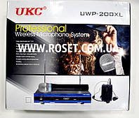 Беспроводная микрофонная система UKC DM UWP-200 XL 2CH 2 микрофона