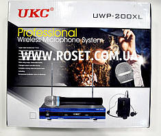 Бездротова мікрофонна система UKC DM UWP-200 XL 2CH 2 мікрофона
