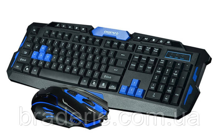 Бездротова клавіатура з мишкою ігрова UKC HK8100