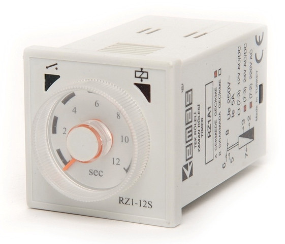 Реле часу 60 секунд 12В AC/DC (затримка включення і відключення), фото 1