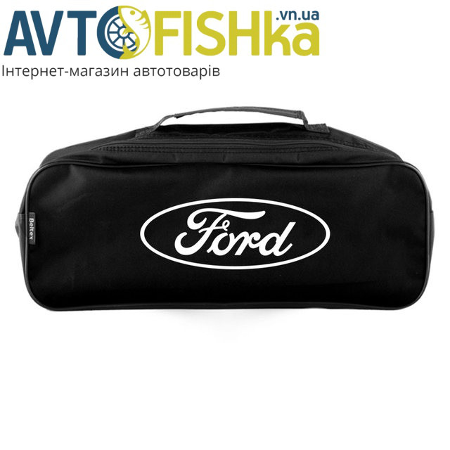 Сумка автомобільна Ford чорна мат. (велика)