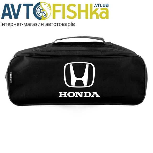 Сумка автомобільна Honda чорна мат. (велика)