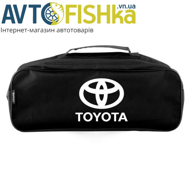 Сумка автомобільна Toyota чорна мат. (велика)