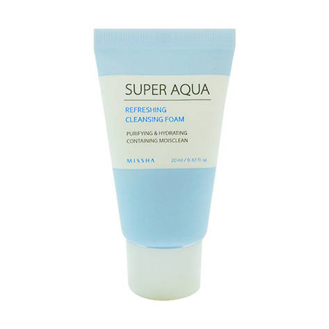 Очисна та освіжна пінка для обличчя MISSHA Super Aqua Refreshing Cleansing Foam 200 мл (764902), фото 1